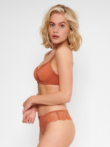 LingaDore Täglich Basic leder braun string