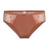 LingaDore Täglich Basic leder braun slip