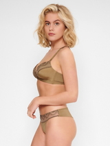 LingaDore Olive olivgrün string