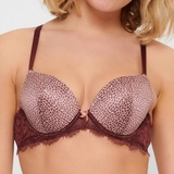 LingaDore Giraffe braun/print push up bh