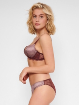 LingaDore Giraffe braun/print slip