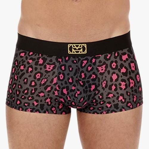 HOM Dionysos grau/pink sport trunk