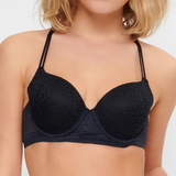 LingaDore Blue Animal navy-blau vorgeformter bh