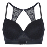 LingaDore Blue Animal navy-blau vorgeformter bh