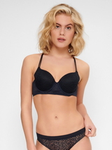 LingaDore Blue Animal navy-blau vorgeformter bh