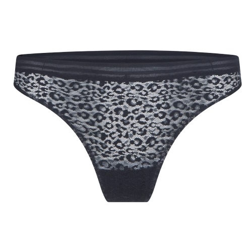 LingaDore Blue Animal navy-blau string