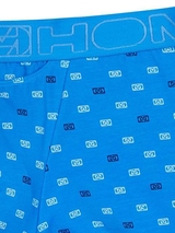 HOM Vauban blau/print boxershort