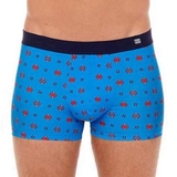 HOM Sugiton blau/print boxershort