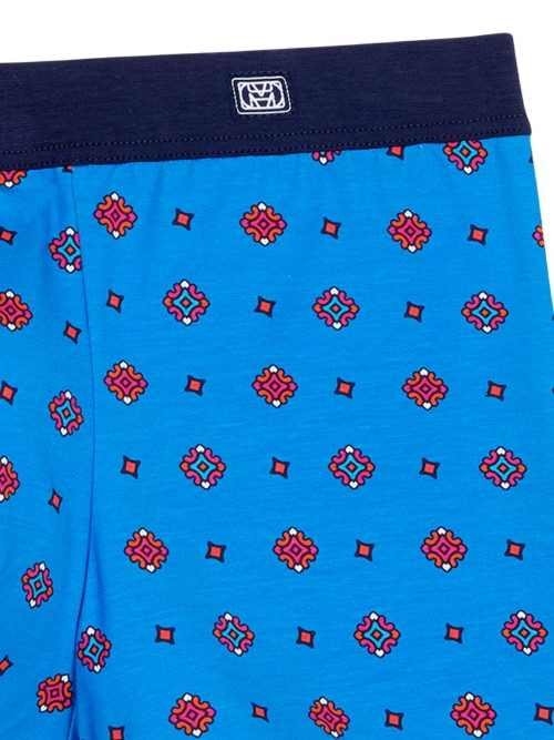 HOM Sugiton blau/print boxershort