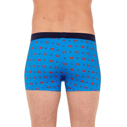 HOM Sugiton blau/print boxershort