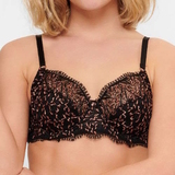 LingaDore In love with embroidery schwarz/kupfer nicht geformter bh