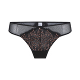 LingaDore In love with embroidery schwarz/kupfer string