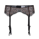 LingaDore In love with embroidery schwarz/kupfer strumpfhalter