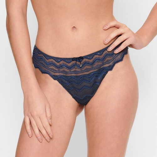 LingaDore Midnight Blue navy-blau string