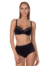 Lisca Evelyn schwarz hoher slip