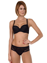 Lisca Evelyn schwarz vorgeformter bh