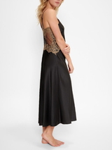 LingaDore Nacht Black Incence schwarz/gold slipdress