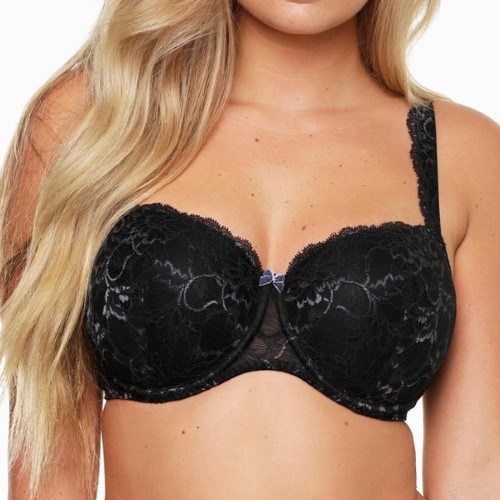 LingaDore Illusion schwarz/grau vorgeformter bh