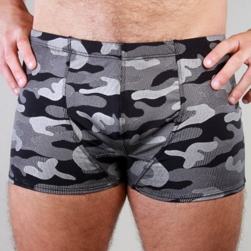 Peter Domenie 119-i Riot schwarz/grau boxershort