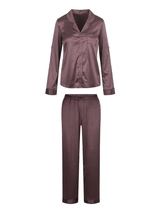 LingaDore Nacht Brown Dots braun pyjama