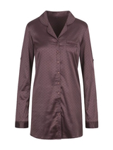 LingaDore Nacht Brown Dots braun nachtkleid