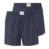 Tom Tailor Texas navy-blau/print weite boxershort