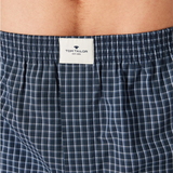 Tom Tailor Texas navy-blau/print weite boxershort