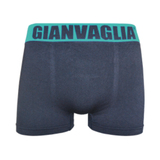 Gianvaglia Jax schwarz/turkis sport boxershort