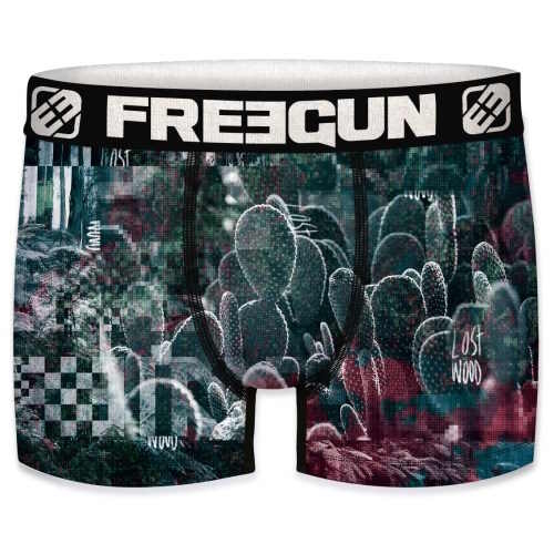 Freegun Cactussen grün/print sport boxershort