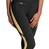 Anita Aktiv Sport Tights 3/4 grau/gelb legging