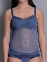 Rosa Faia Emily blau top