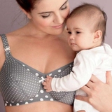 Anita Mutterschaft Polka Dot grau/weiß still-bh
