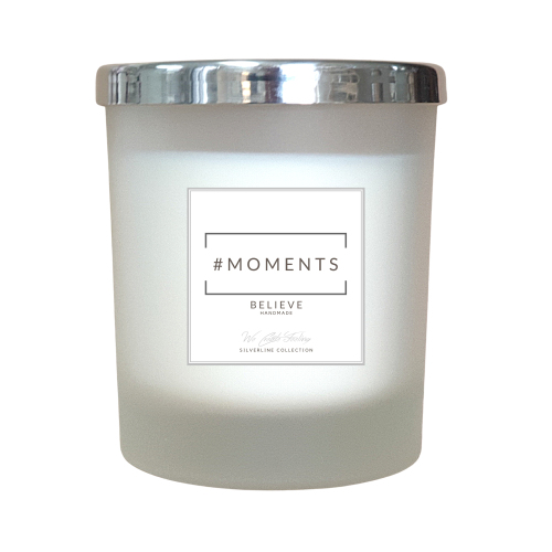 Momente Believe silber duftkerze