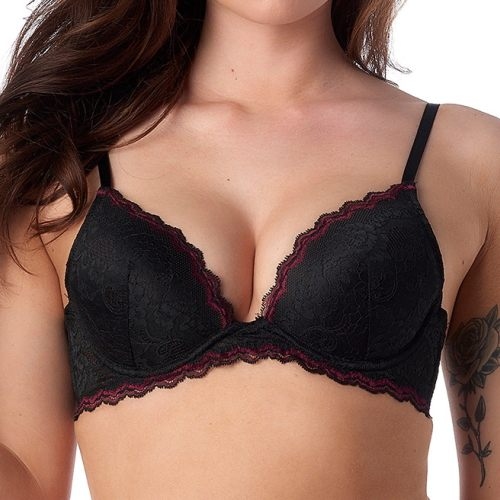 After Eden Bardeau schwarz push up bh