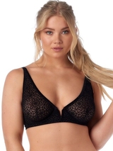 After Eden D-Cup & Up Becky schwarz nicht geformter bh