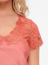 LingaDore Nacht Daily Satin pink nachtkleid