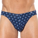 HOM Frioul navy-blau/print männer slip
