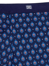 HOM Frioul navy-blau/print boxershort