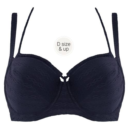 Marlies Dekkers Bademode Holi Vintage navy-blau gemoldefer bikini bh