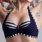 Marlies Dekkers Bademode Mariniere navy-blau/elfenbein gemoldefer bikini bh