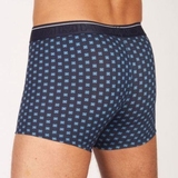 HOM Dominique navy-blau/print boxershort