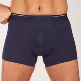 HOM Dominique navy-blau/print boxershort