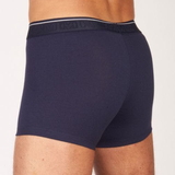 HOM Dominique navy-blau/print boxershort