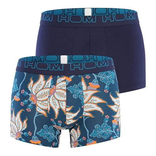 HOM Martin blau/print sport boxershort