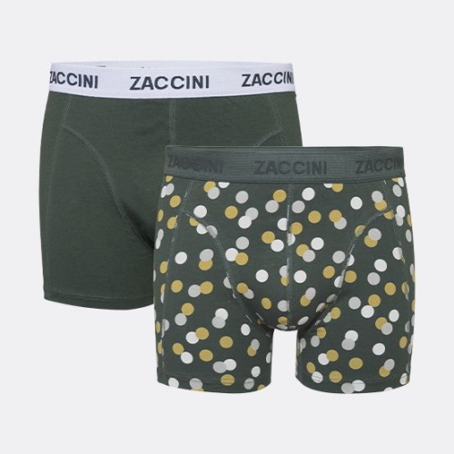 Zaccini Confetti khaki boxershort