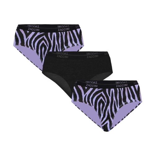 Zaccini Zebra schwarz/weiß hipster