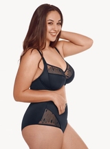 Lisca Ivonne anthrazit nicht geformter bh