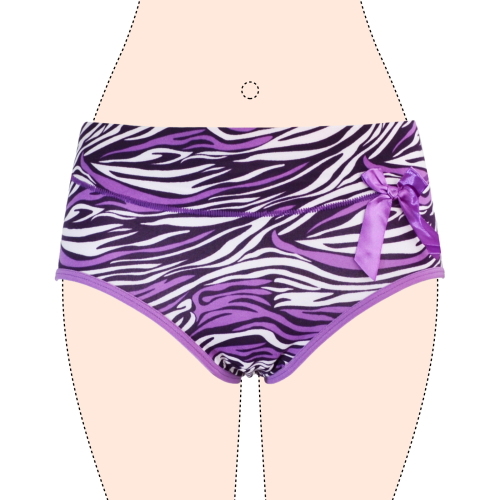 Gianvaglia Annimal violett/print slip