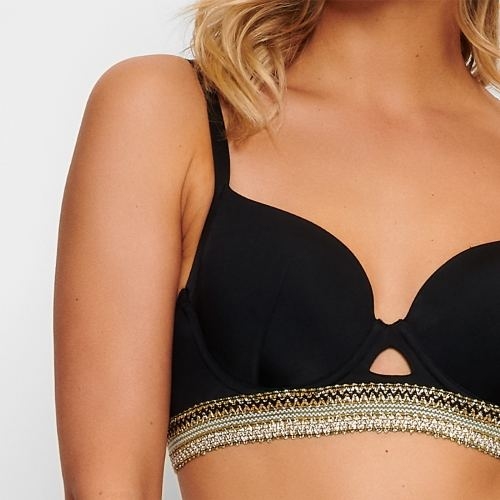 LingaDore Strand Jaimi schwarz gemoldefer bikini bh