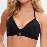 LingaDore Strand Black Snake schwarz gemoldefer bikini bh